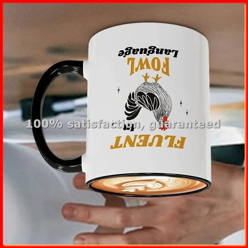 Coffee Tea Cup - Ceramic Coffee Cup Chicken Patten Mug