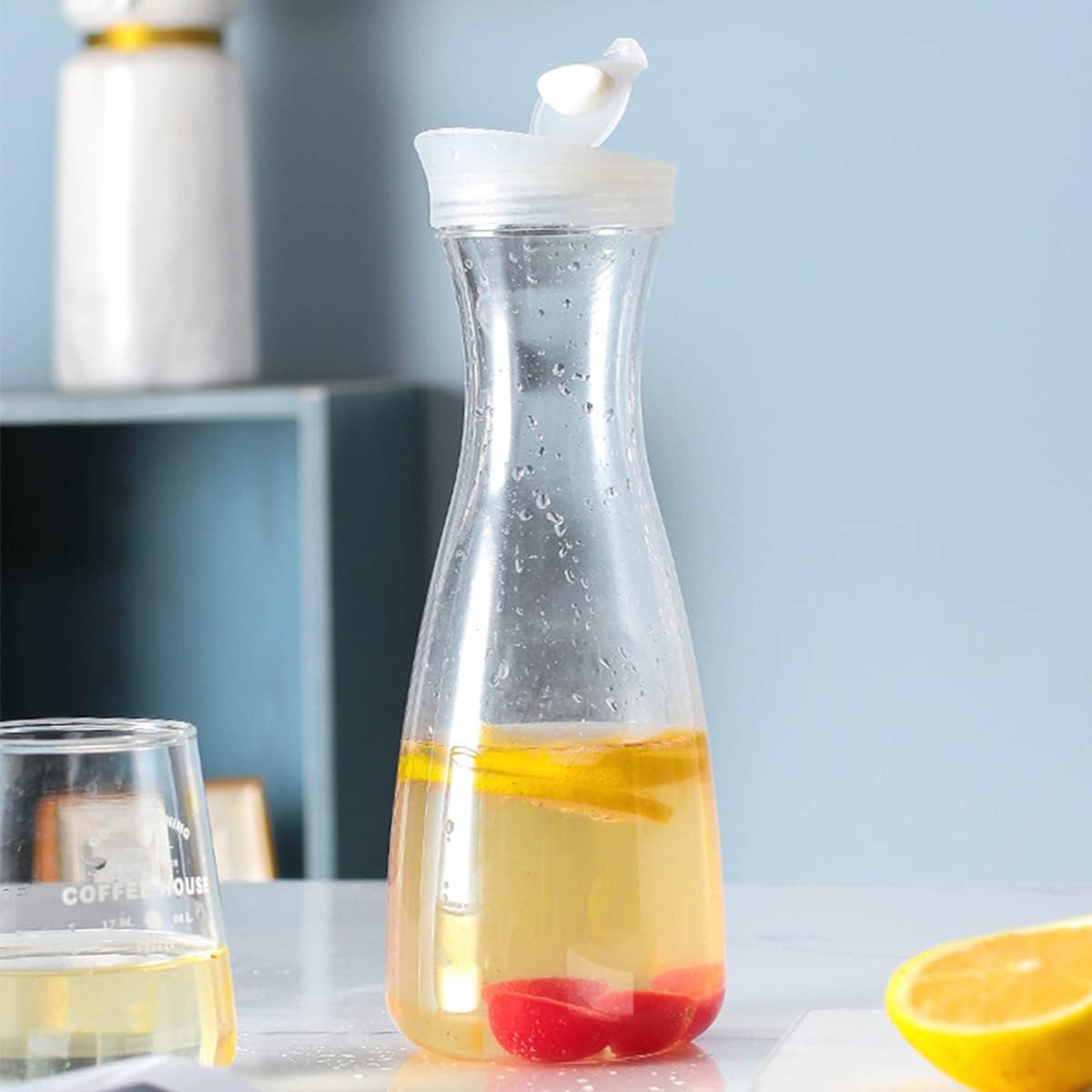 Coffee Tea Or - 1pcsPitchers With Lid,Clear Plastic Water Pitcher