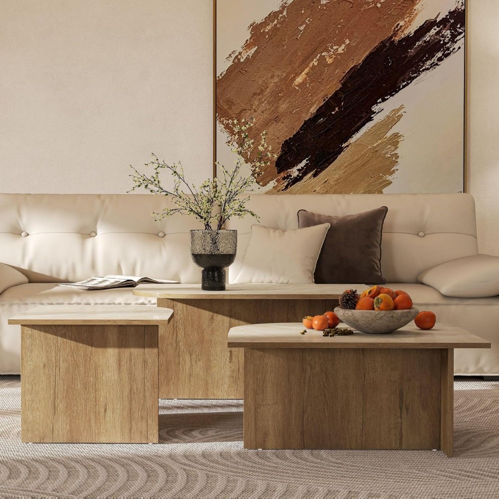 Prefer Coffee To Tea - Preferred 3-Piece Modern Coffee Tables Set,