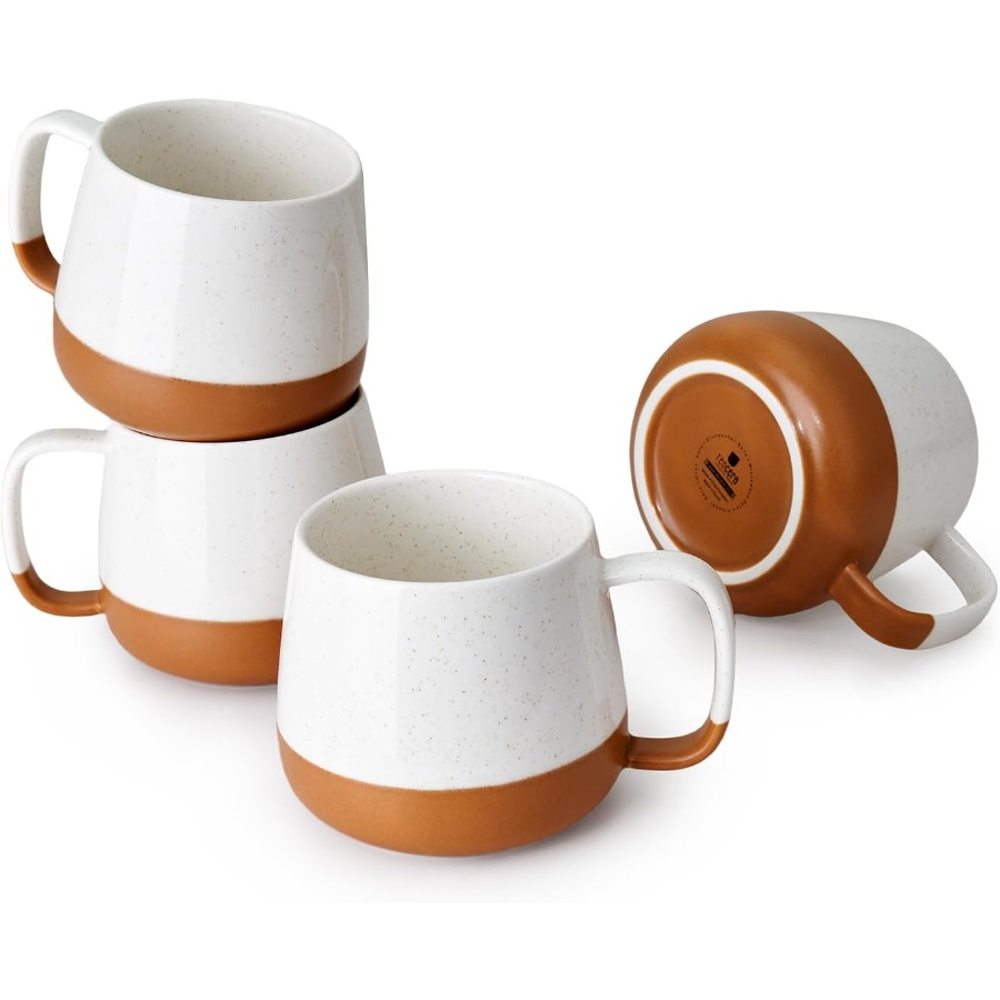 Coffee Tea Or - Ceramic Coffee Mug Set of 4