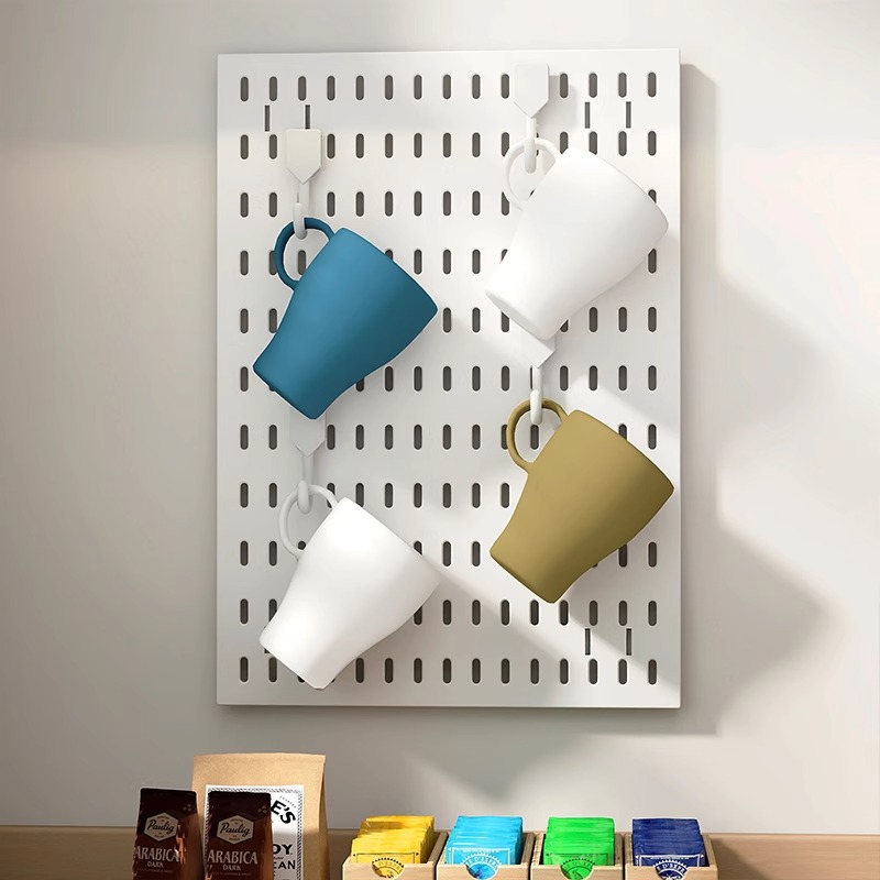 Coffee Tea Cup - Kitchen Cup Storage Organizer Hole Board