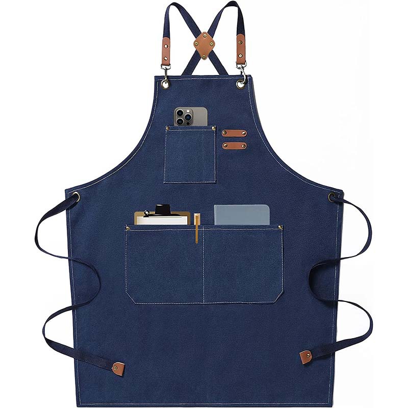 Coffee Tea Garden - Canvas apron made of cotton suitable