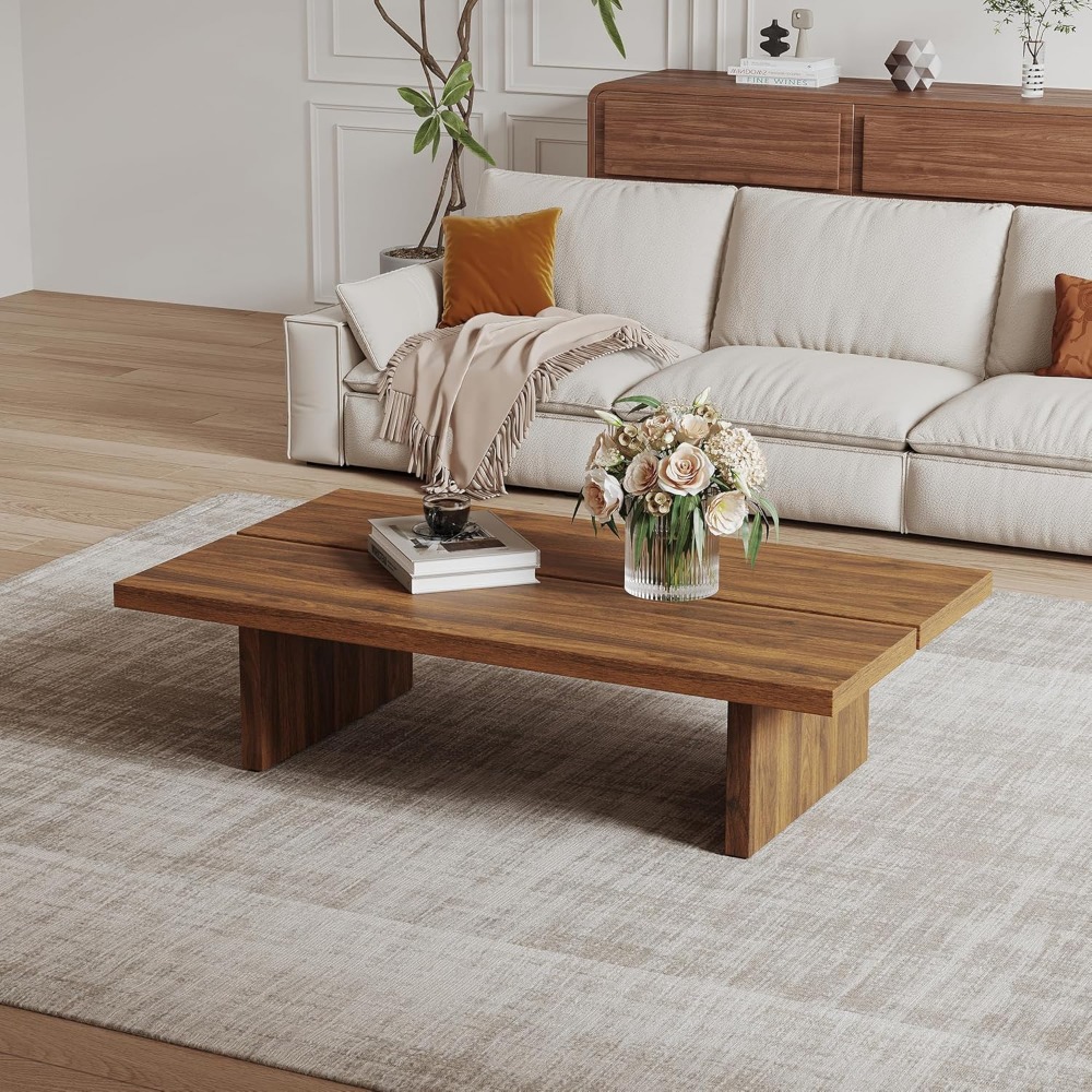 Prefer Coffee To Tea - Preferred Modern Rectangle Coffee Table, Wood