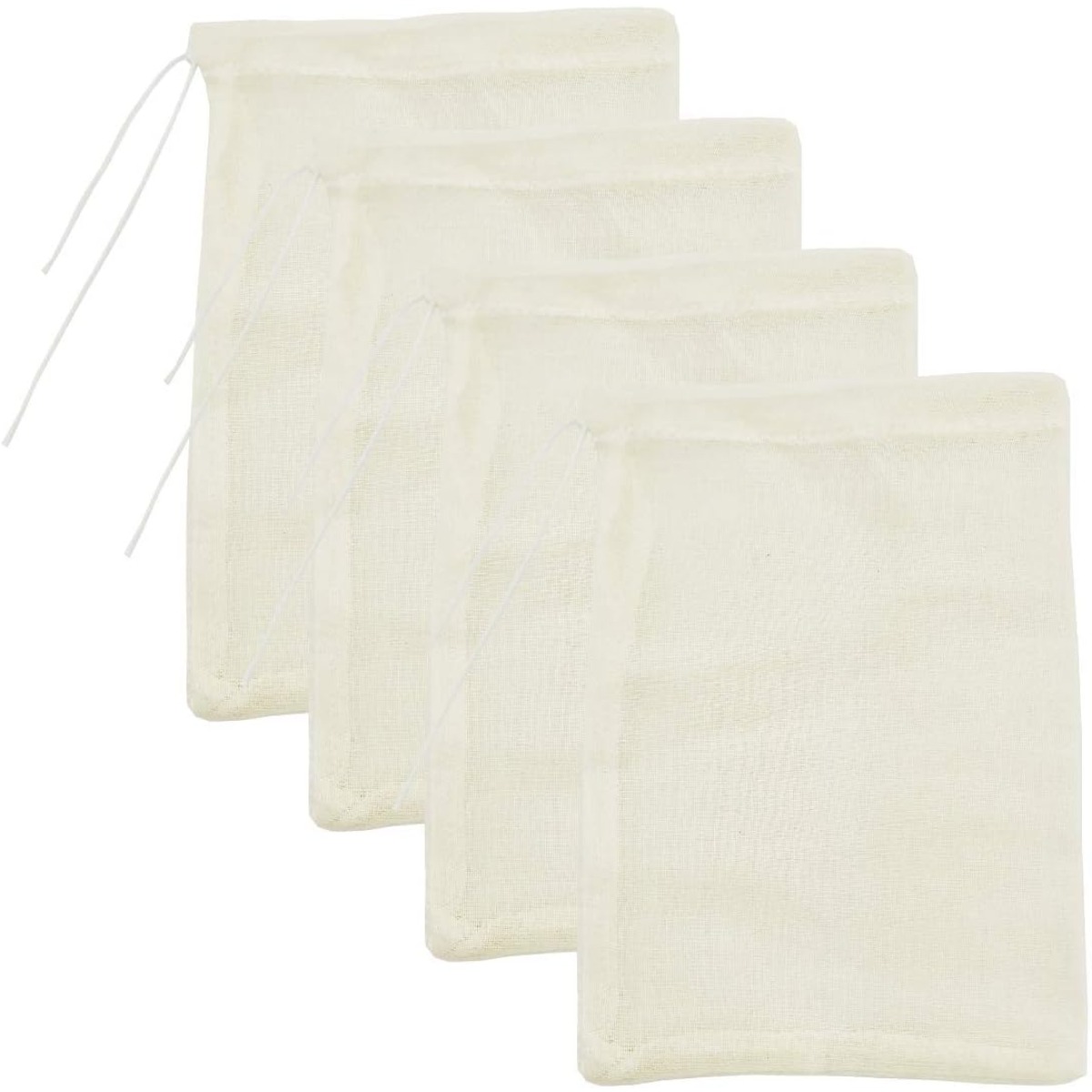 Coffee Tea Bags - X-Small Reusable Cotton Filter Bags Premium