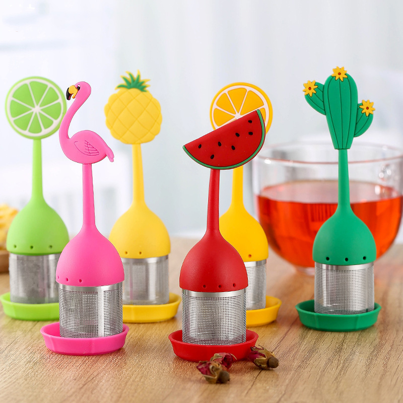 Coffee Tea Infuser - Silicone Handle Tea Infuser Stainless Steel