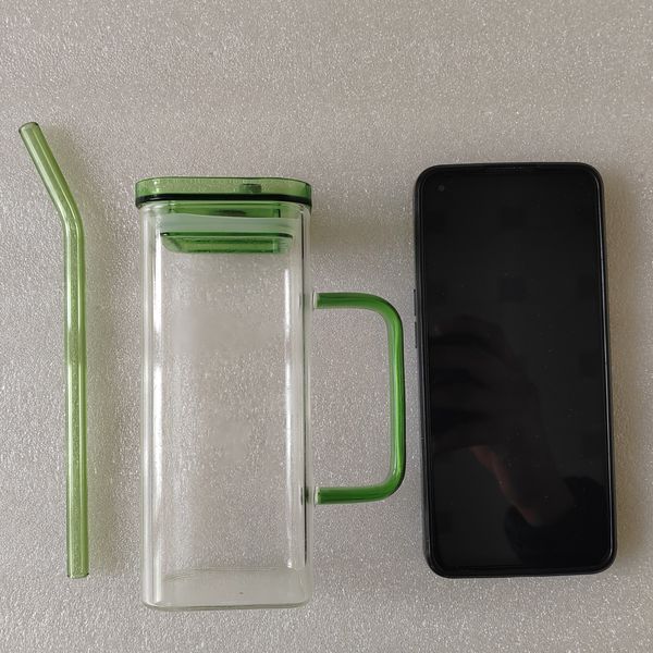 1 Pcs Pink Glass Cup, 6 Col Sq - Coffee Tea Cup review and price
