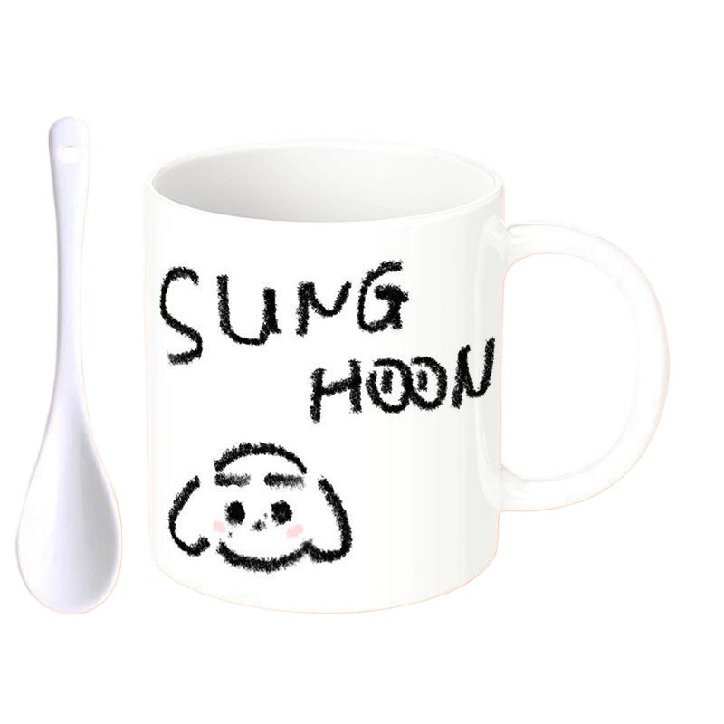 ENHYPENS Lovely Cartoon Periph - Coffee Tea Cup review and price