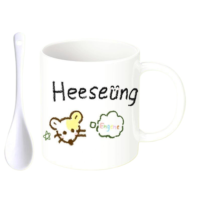 ENHYPENS Lovely Cartoon Periph - Coffee Tea Cup review and price