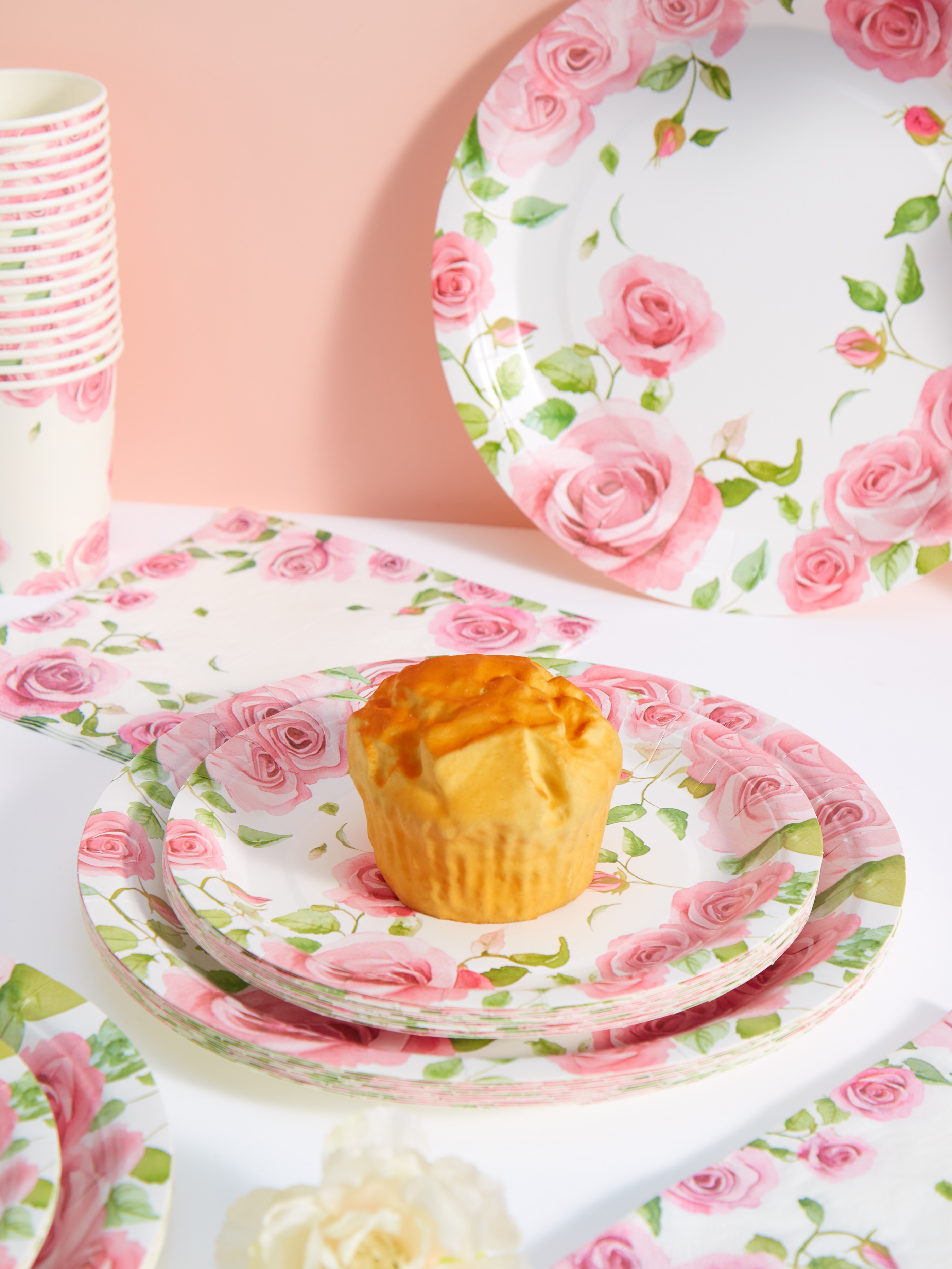 Floral Paper Plates Watercolor - Tea & Coffee Quận 1 review and price