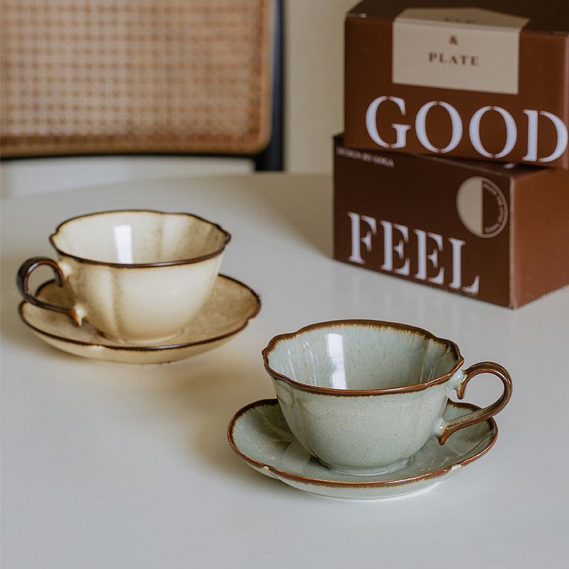 French Retro Ceramic Cups Plat - Prefer Coffee To Tea review and price