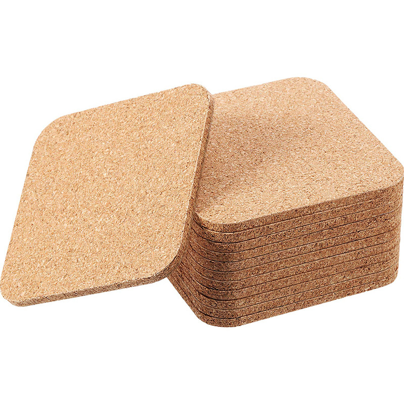 4 Pcs Cork Coaster for Drink,  - Coffee Tea Or review and price