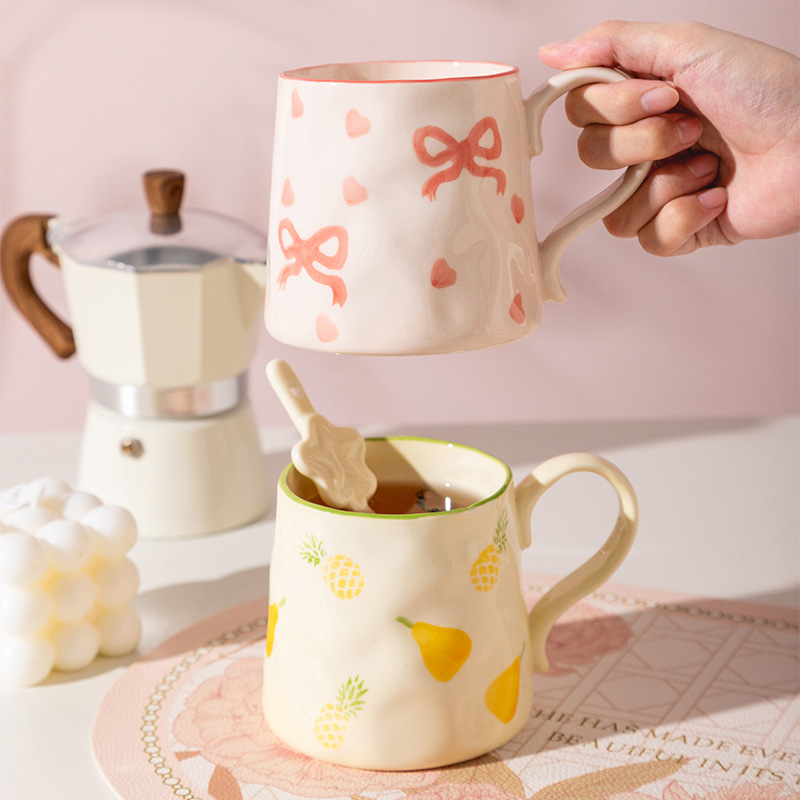 Cute Ceramic Mug High-value Wa - Coffee Plus Tea review and price