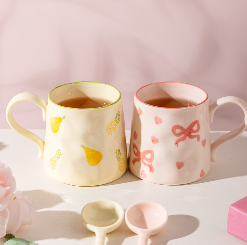 Cute Ceramic Mug High-value Wa - Coffee Plus Tea review and price