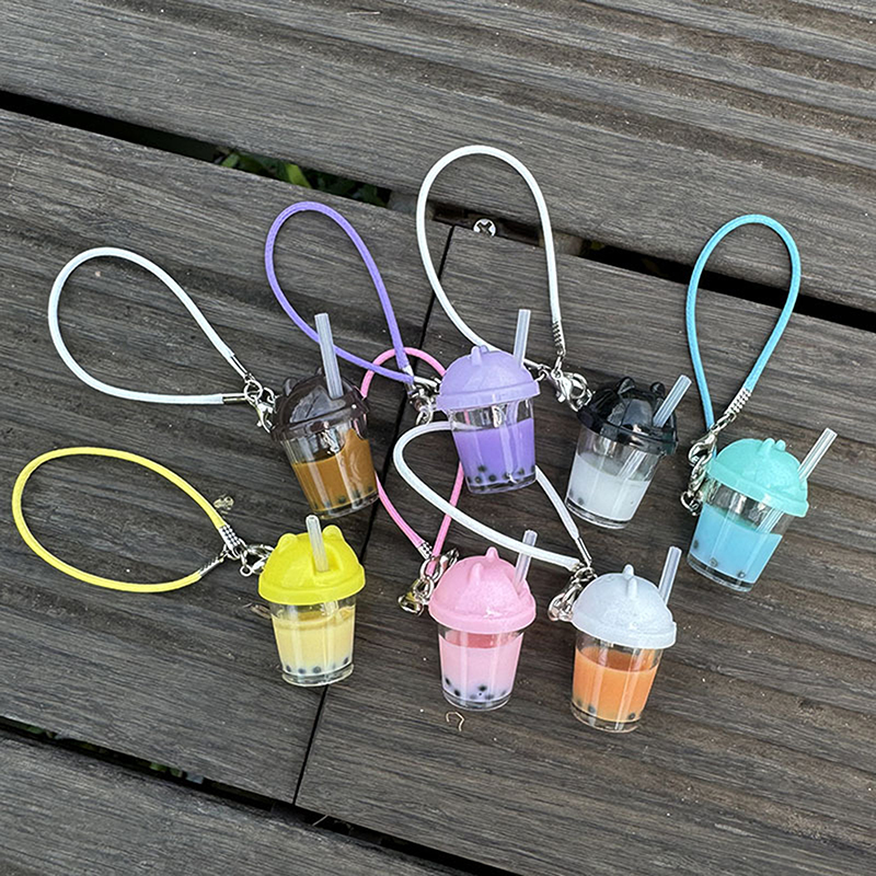 Cute Pearl Milk Tea Bag Charm  - Coffee Tea Bags review and price
