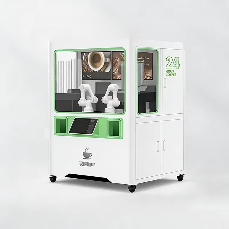 Customized Commercial Robotic  - Coffee Tea Vending Machine For Office review and price