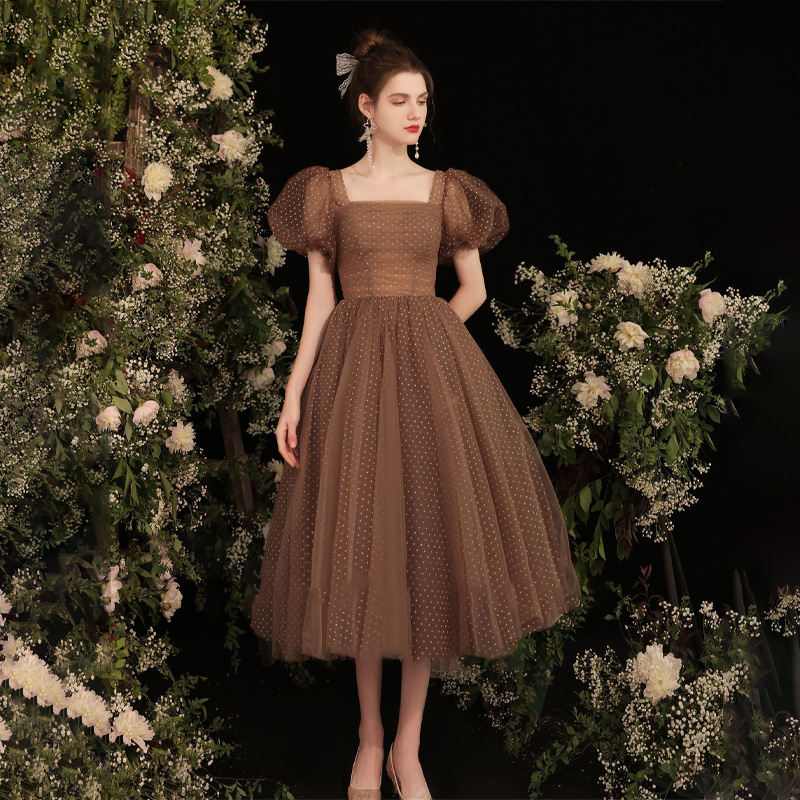 It's Yiiya Evening Dress Coffe - Coffee Plus Tea review and price