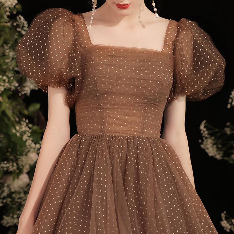 It's Yiiya Evening Dress Coffe - Coffee Plus Tea review and price