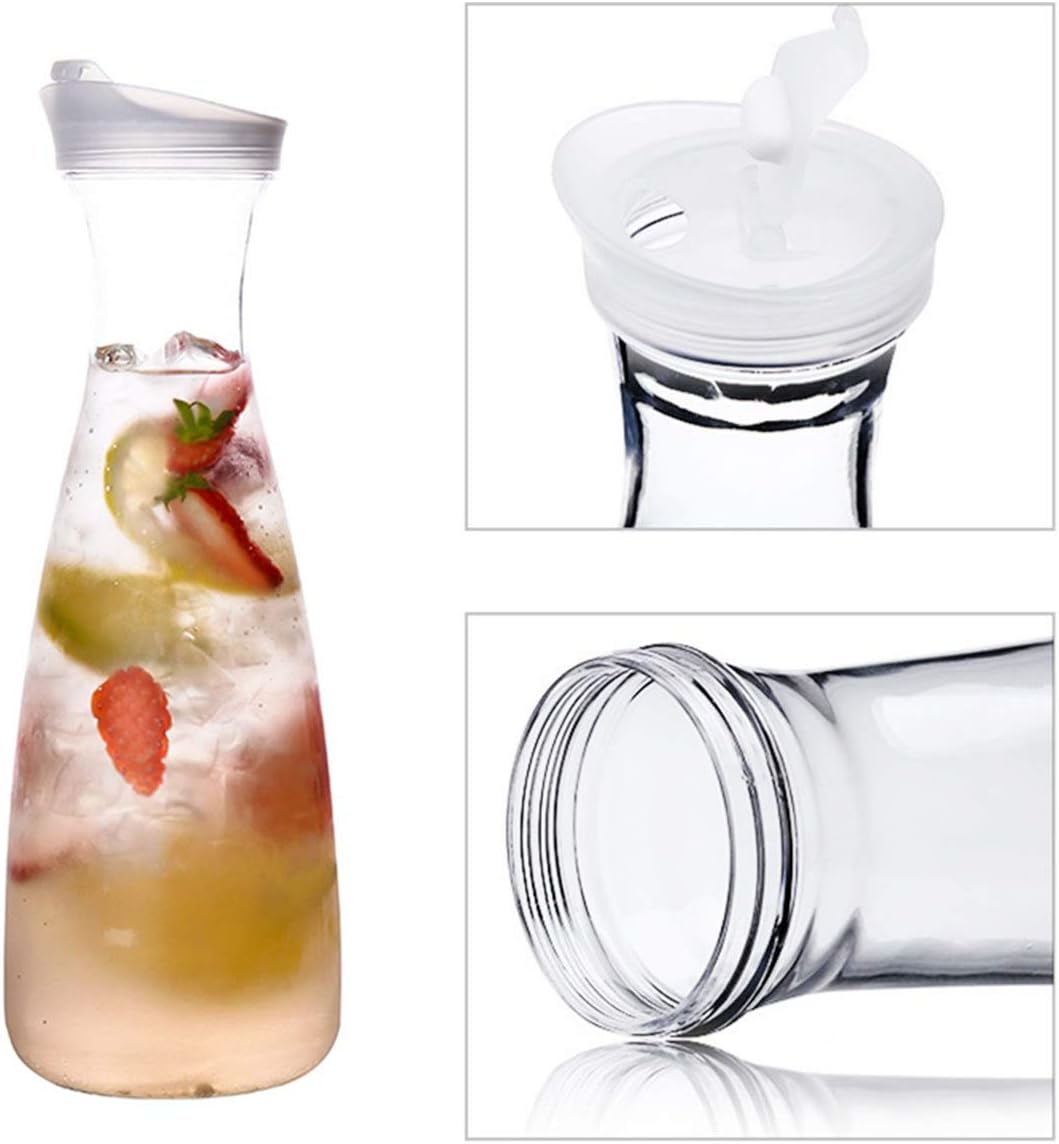 1pcsPitchers With Lid,Clear Pl - Coffee Tea Or review and price