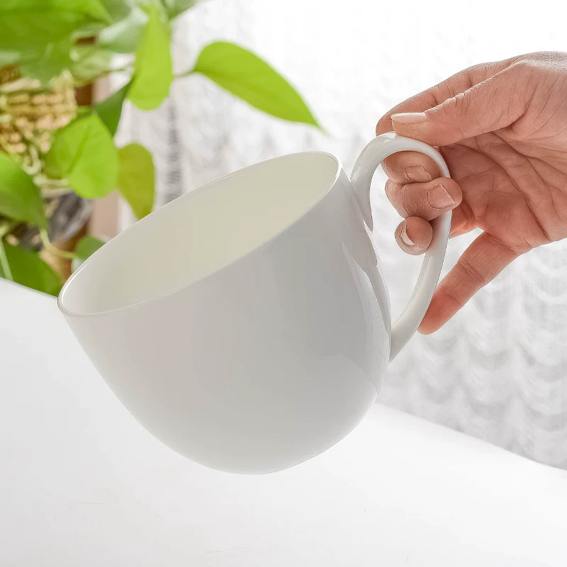 700ML, plain white bone china  - Morning Tea Coffee review and price