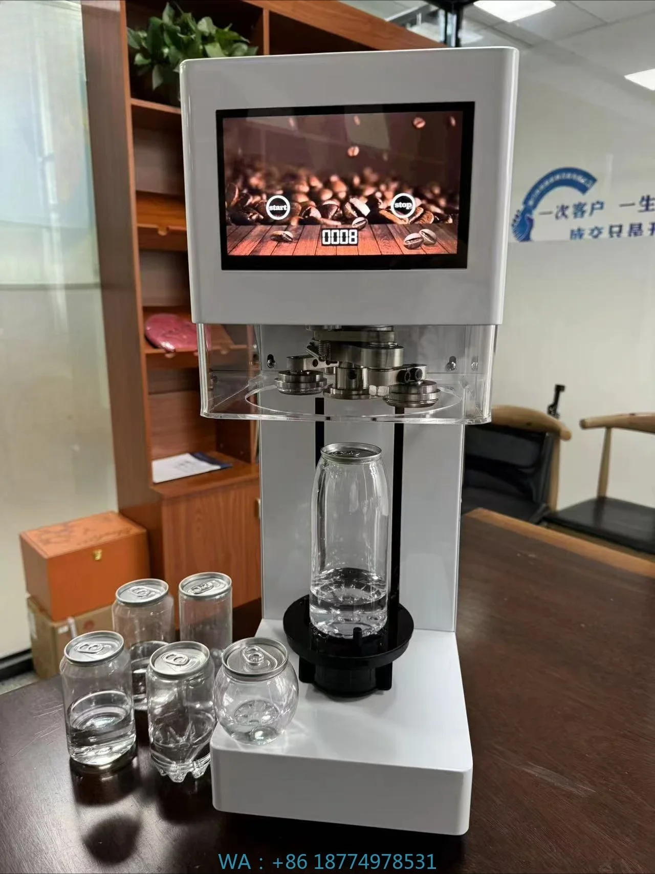 Seamer PET Can Sealing Machine - Coffee Tea Cup review and price