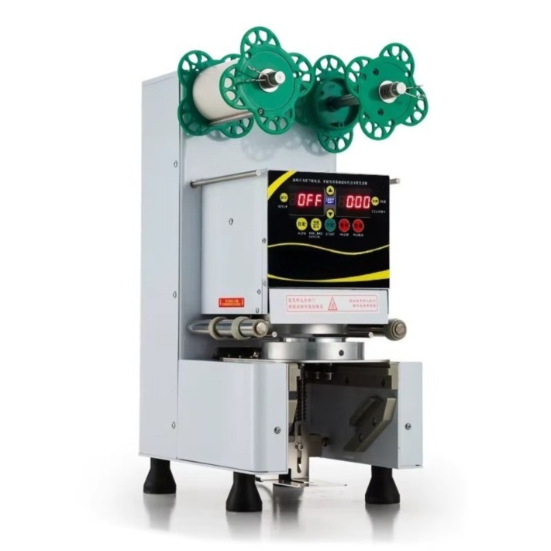 Automatic Plastic Cup Sealing  - Coffee Tea Cup review and price