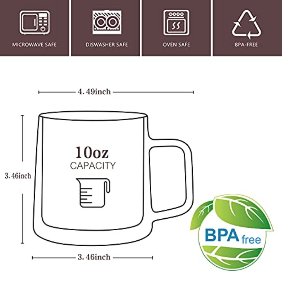 10oz Glass Coffee MugsDouble W - Coffee Tea Bags review and price