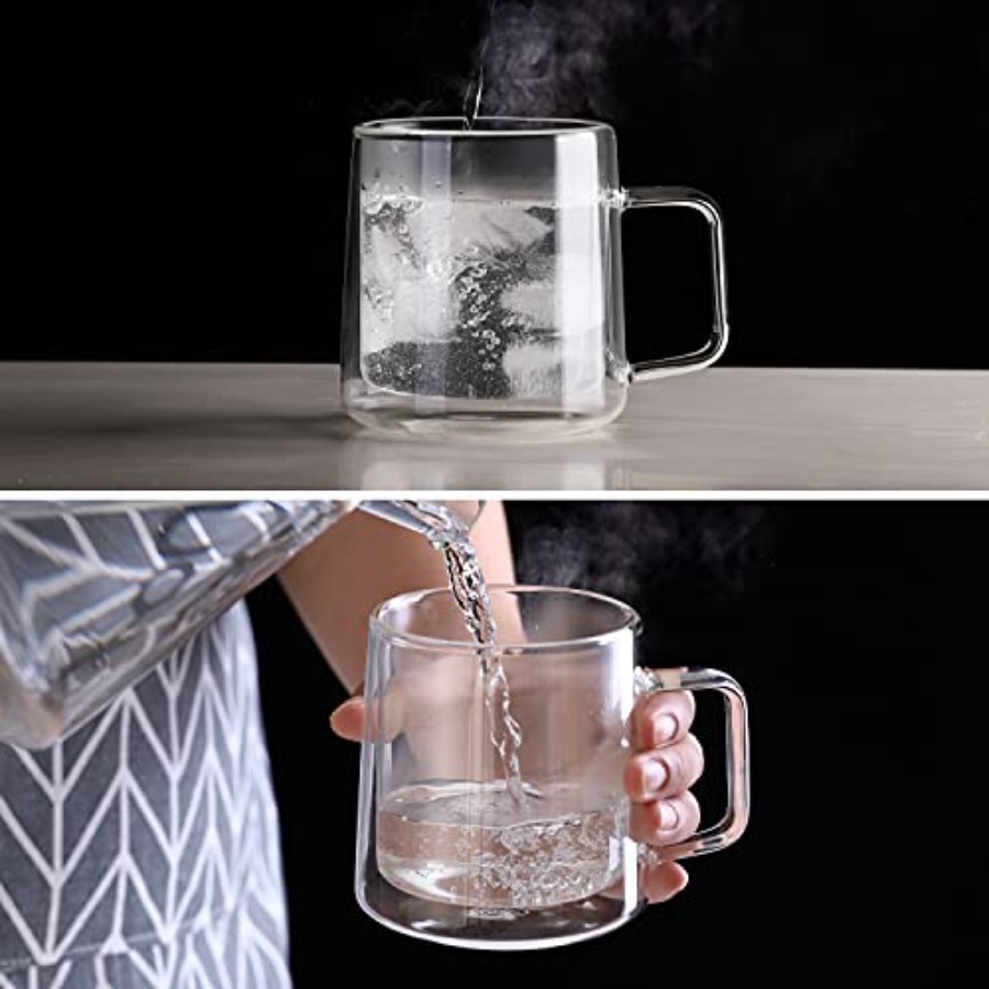10oz Glass Coffee MugsDouble W - Coffee Tea Bags review and price