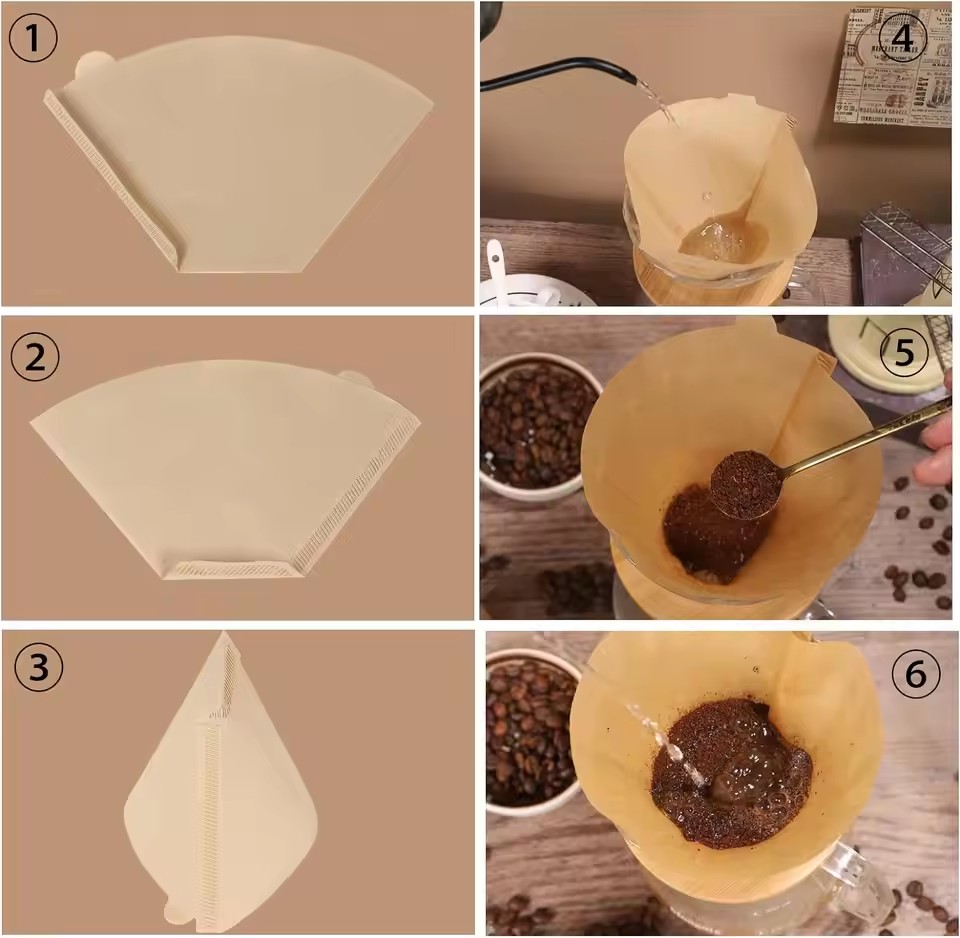 50pcs/set Log Pulp Paper Coffe - Coffee Tea Infuser review and price