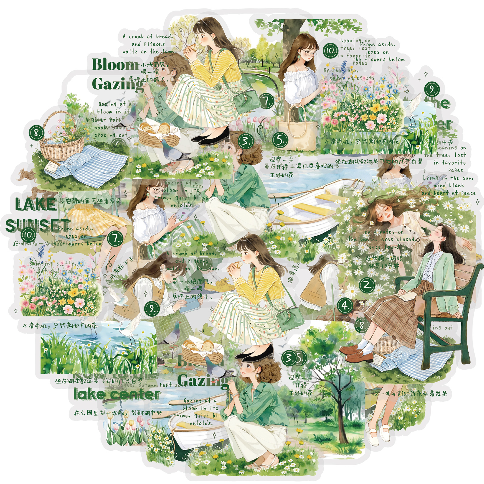 Etori Life 15Pcs Vintage After - Coffee Tea Journal review and price