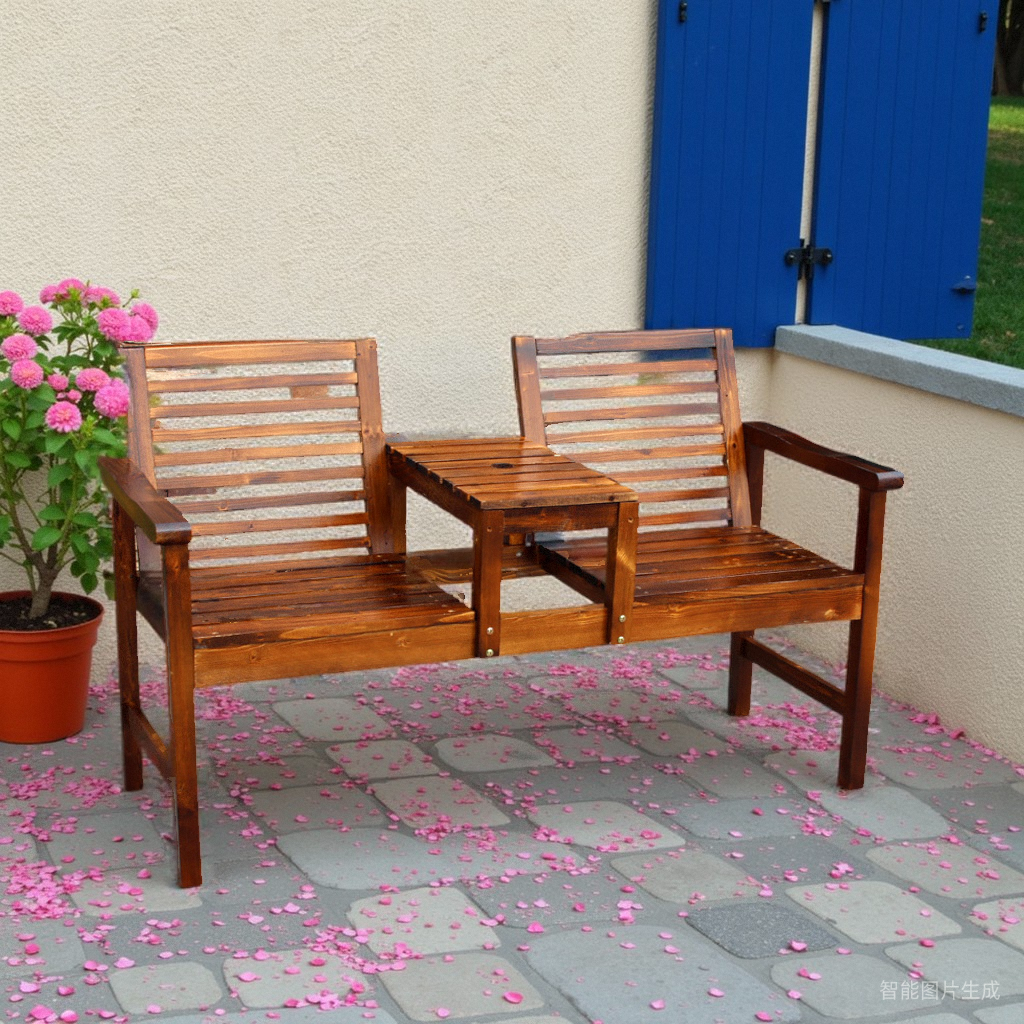 Carbonized solid wood outdoor  - Coffee Tea Garden review and price
