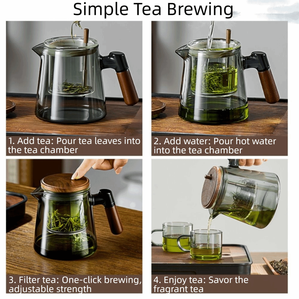 One-Touch Drip Glass Teapot 65 - Coffee Tea Infuser review and price