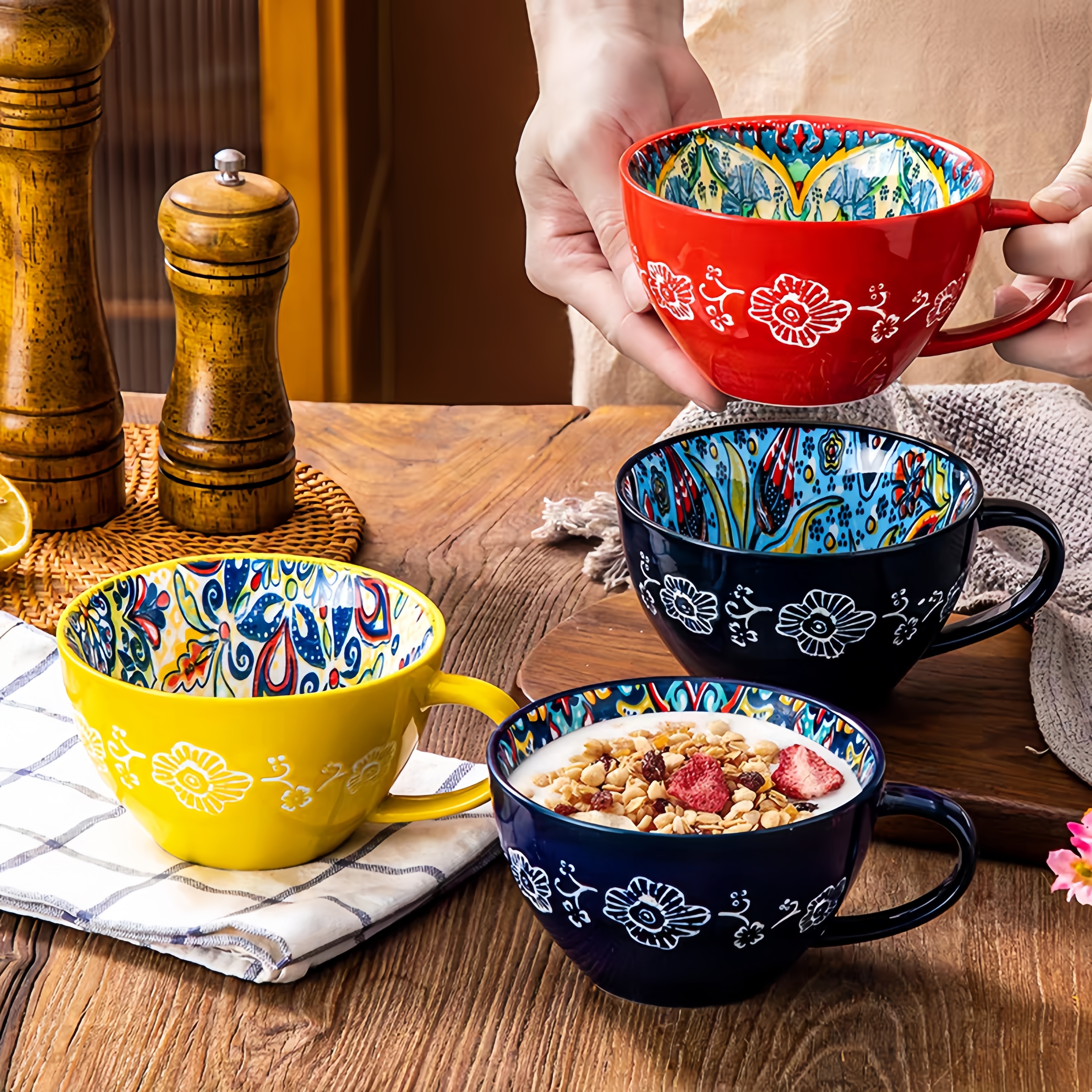 Bohemian Morning Tea Mug, 13.5 - Morning Tea Coffee review and price