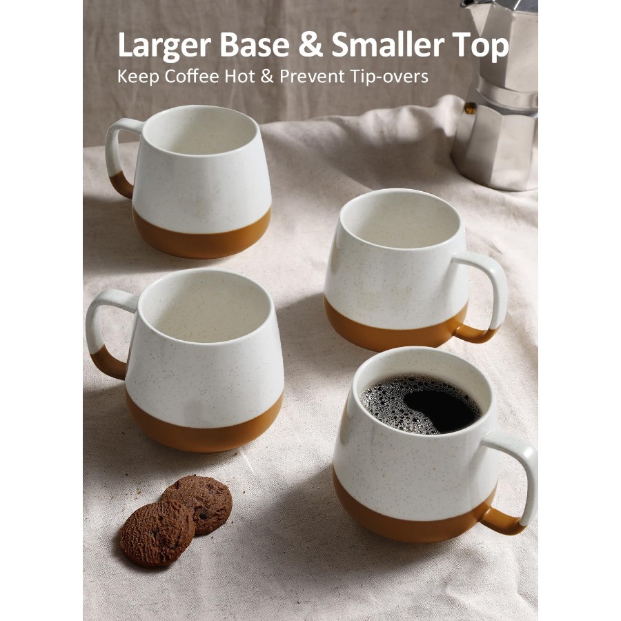 Ceramic Coffee Mug Set of 4 -  - Coffee Tea Or review and price
