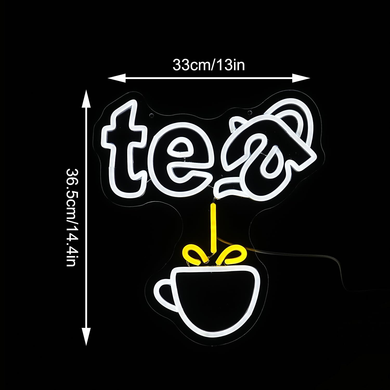 Tea Pot Neon Sign USB Dimmable - Coffee Tea Nook review and price