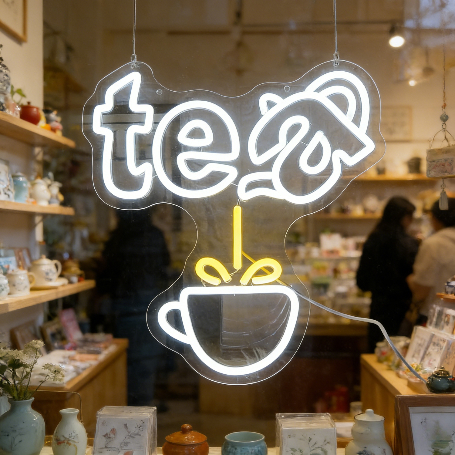 Tea Pot Neon Sign USB Dimmable - Coffee Tea Nook review and price