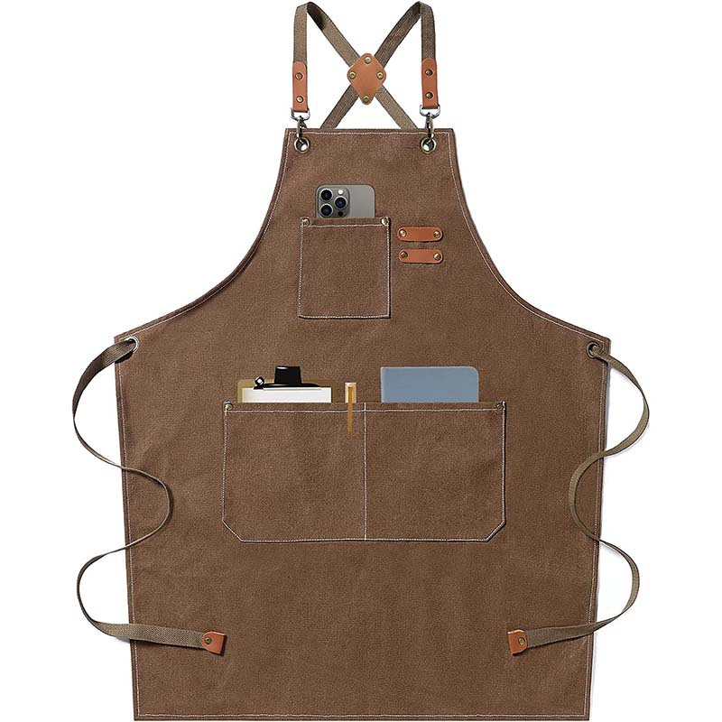 Canvas apron made of cotton su - Coffee Tea Garden review and price