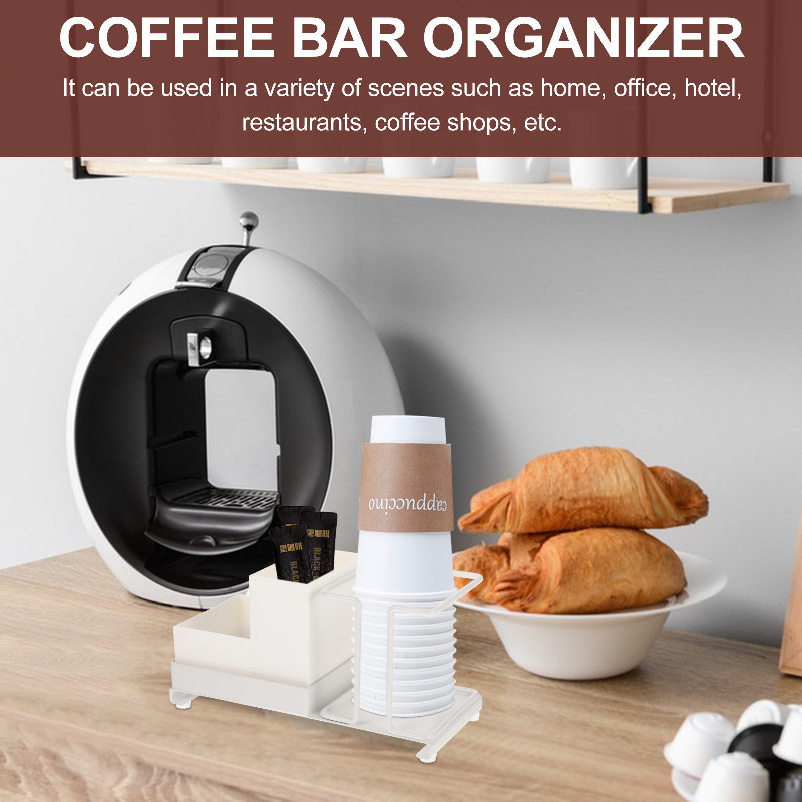 Cup Holder Organizer With Tea  - Coffee Tea Bags review and price