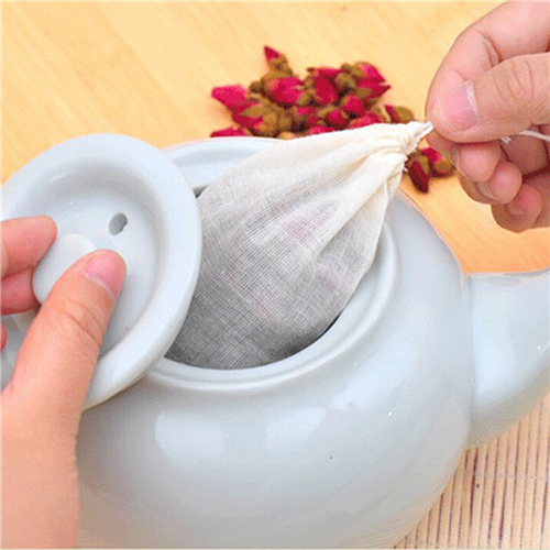 1pc/10Pcs Cotton Tea Bags Musl - Coffee Tea Garden review and price
