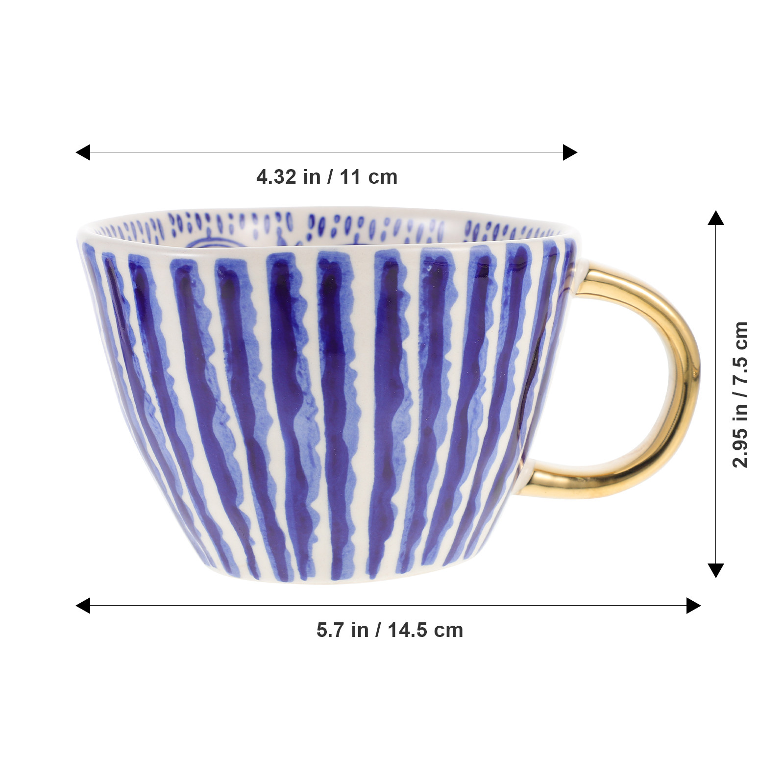 Ceramic Mug with Comfort Handl - Morning Tea Coffee review and price