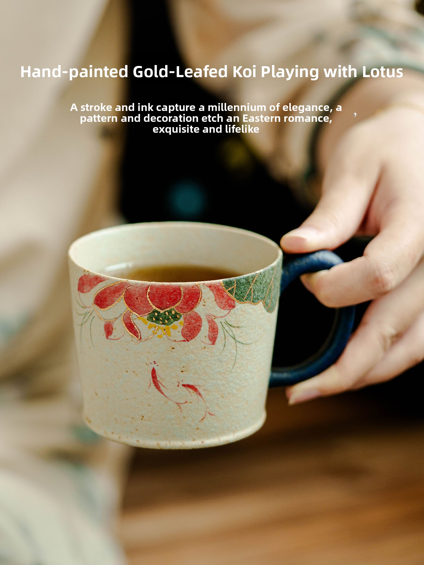 Large Size Ceramic Tea Cup Chi - Coffee Tea Leaf review and price